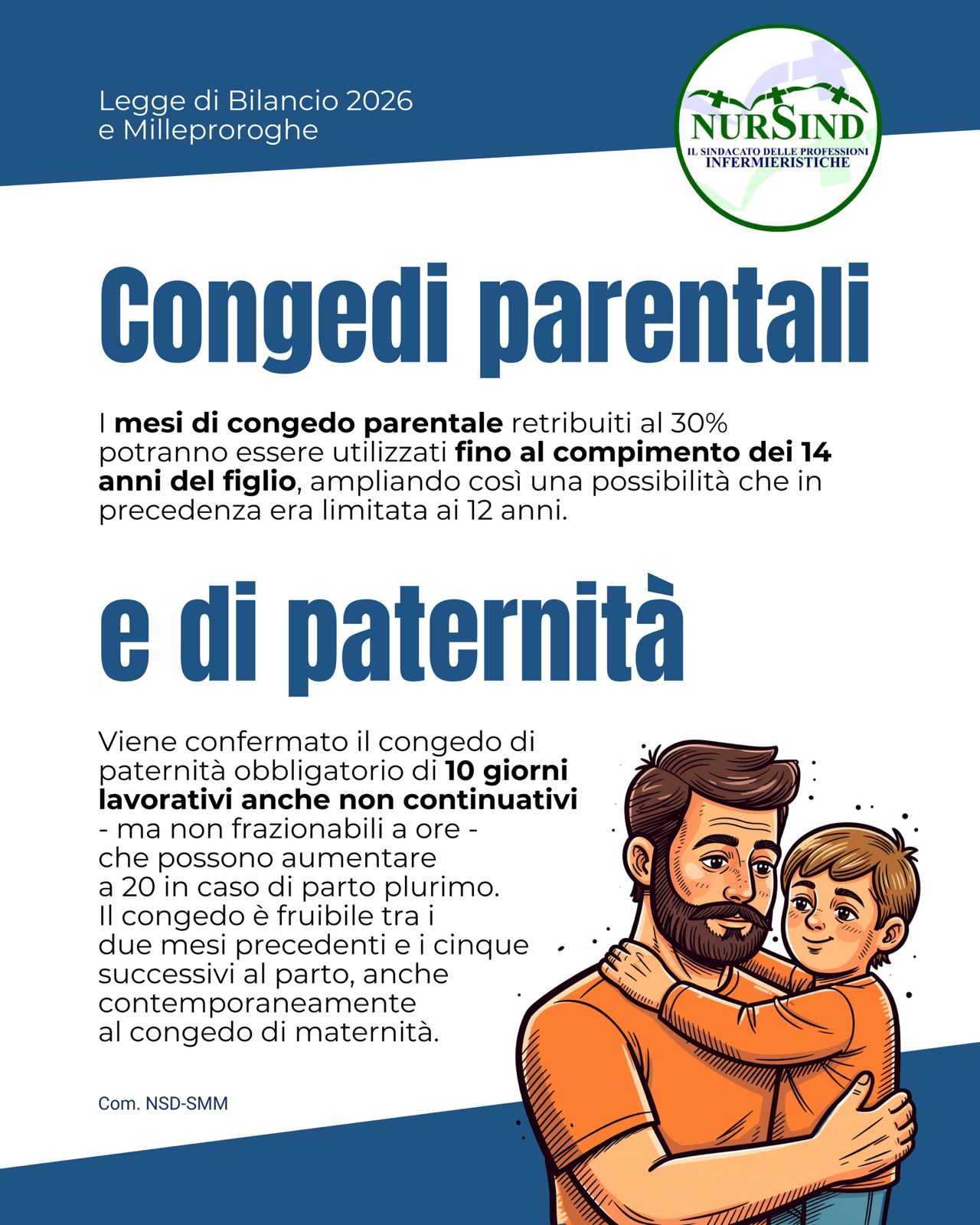 Congedi parentali e paternità 