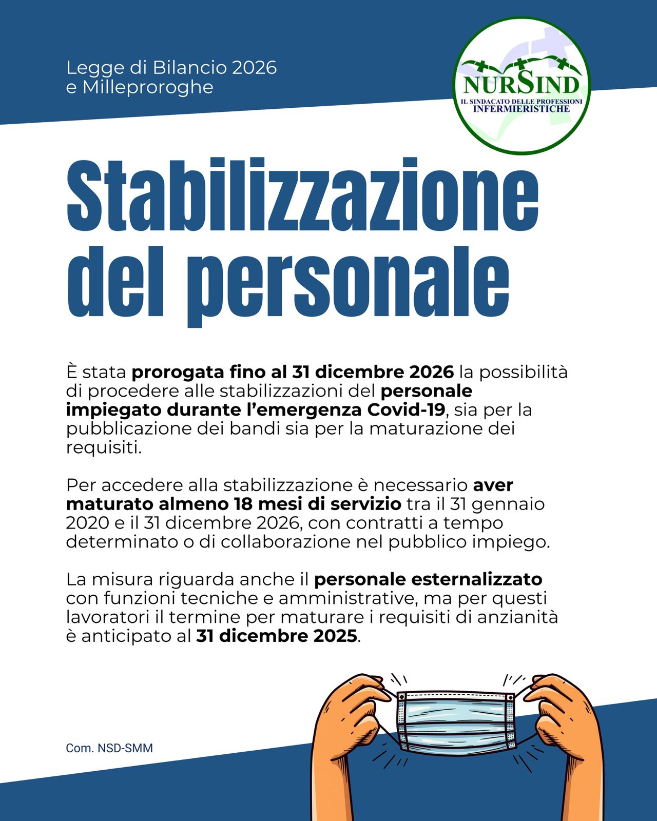 Stabilizzazione del personale 